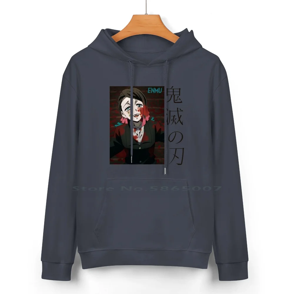 Enmu-Demon Anime Pure Cotton Hoodie Sweater 24 Colors Demon Kimetsu No Yaiba Anime Fullmetal Alchemist Japan Manga Rbrow Enmu