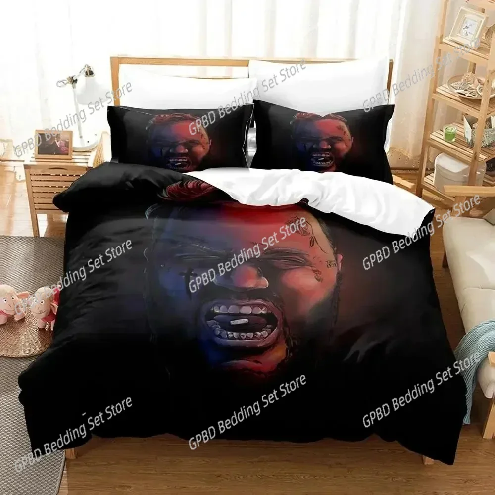 3D Print Jelly Roll Rapper Bedding Set Single Twin Double Queen King Cal King Size Bed Linen Set