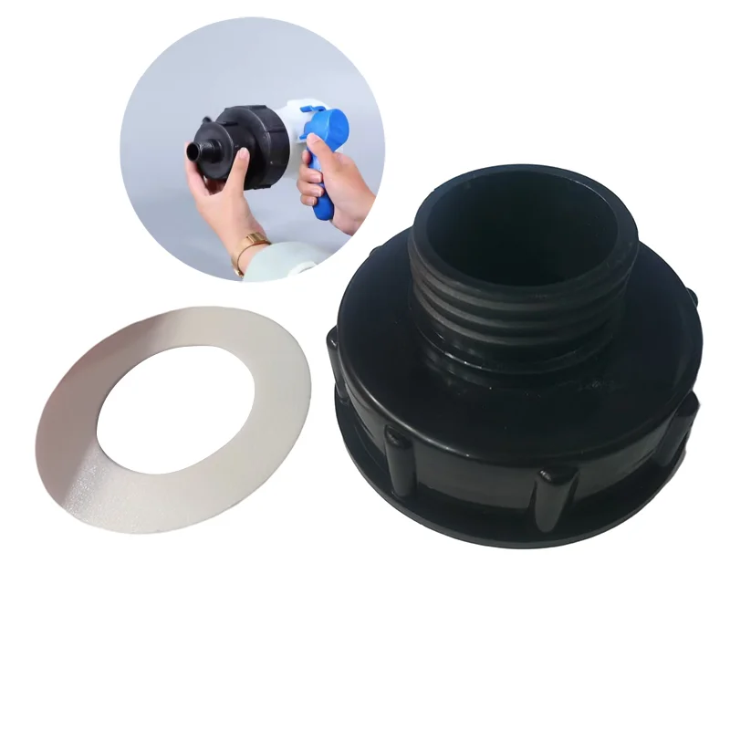 IBC Adapter S100xS60 To Dn100 Reduce S60 IBC Tank Connector Adapter Ton Barrel Accessories Valve Adapter