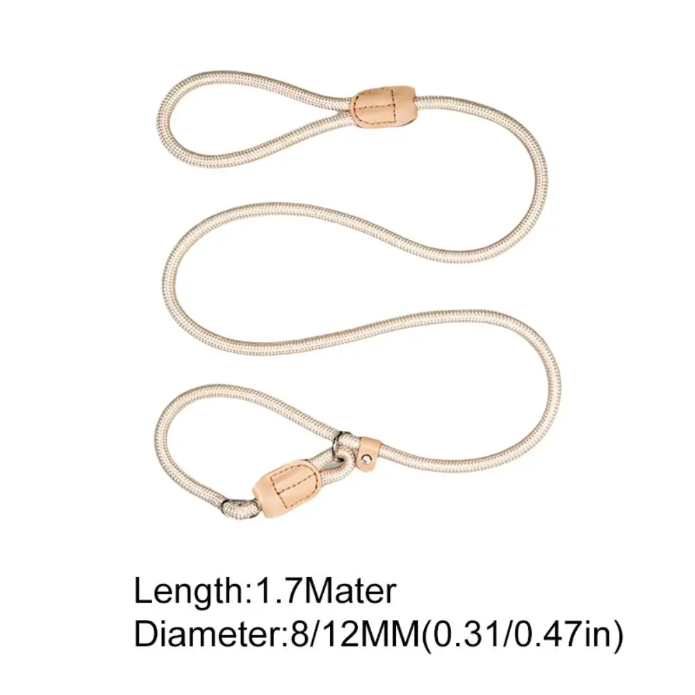 Regulowana smycz dla psa, wytrzymała nylonowa smycz do spacerów, odporna na rozdarcia, wytrzymała smycz do tresury szczeniąt, do ogrodu