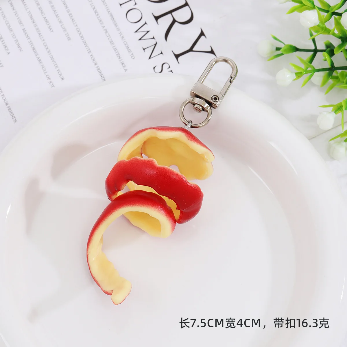 keychain apple Pendants Snow White's Poison Apple All Season Wear For Coach Bags Women's Handbag