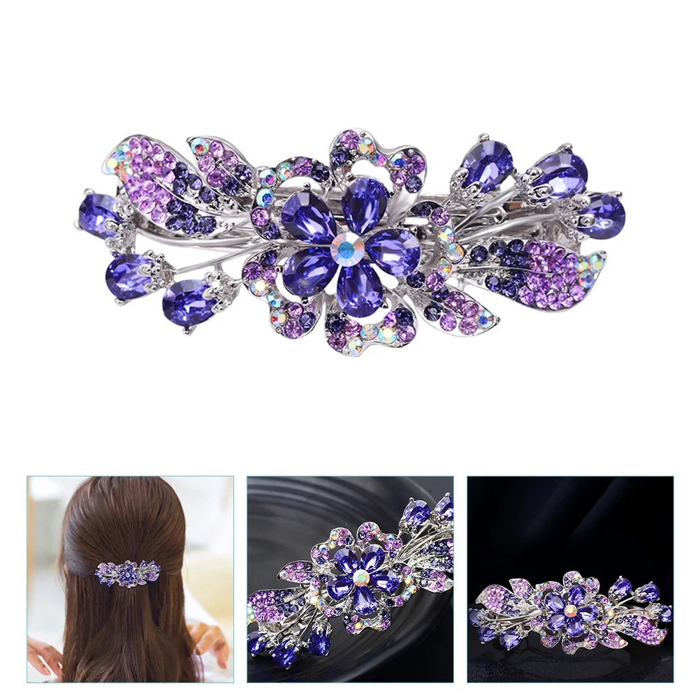 

Hair Clip Accessories Women Alloy Flowers Clips Barrettes for Thick Normal Thin Hair Types Ponytail Holders Comfortable Non