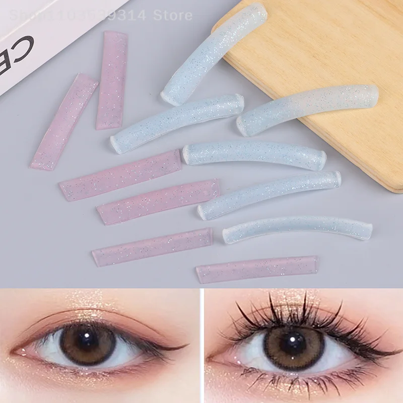 Silicone Falso Cílios Levantamento Perm Pads Kit, Eye Lashes, Curler Rods, Escudo Aplicador, Ferramentas de Maquiagem, 6 Pares