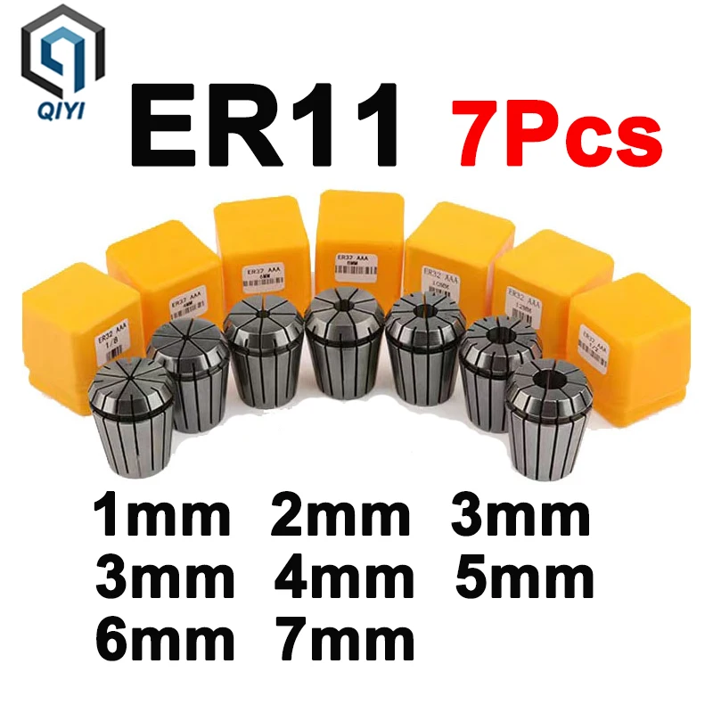 ER11 ER16 ER20 ER25 Collet Chuck Set 1-16mm Spring Collet For CNC Machining Center Engraving Machine Lathe Mill Tool ER Collect