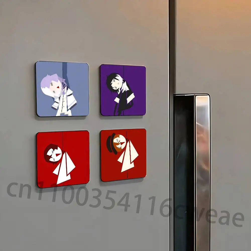 B-Bungo S-Stray Magnet Refrigerator Fridge Sticker for Home Decor DIY Wall Decor