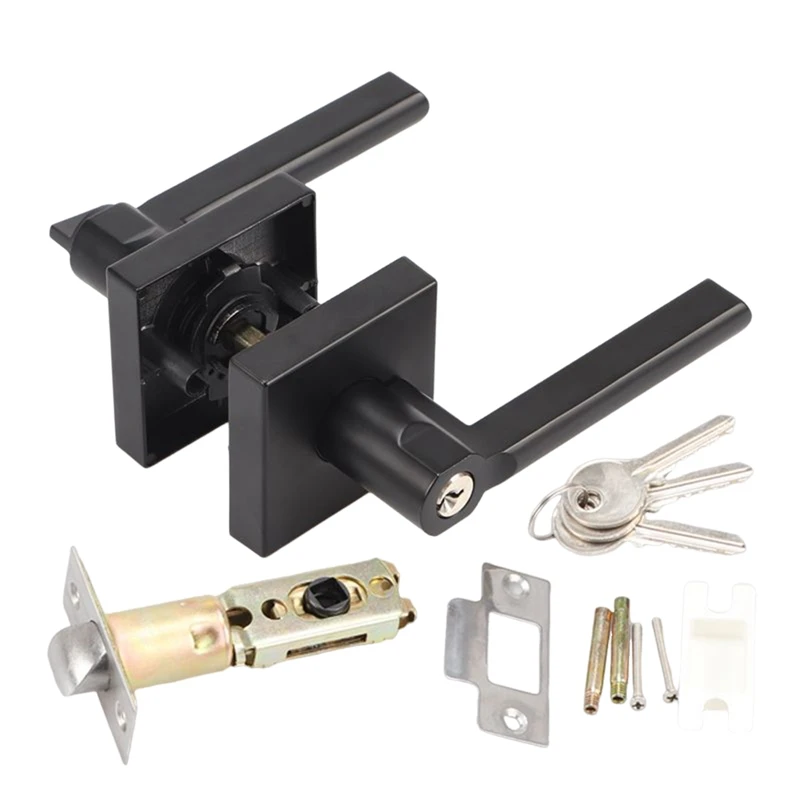 1 Set American Door Lock 3-Lever Type Door Lock Set