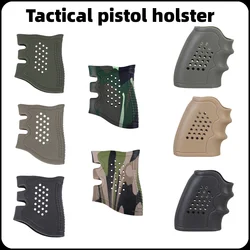 Pistol Rubber Non-slip Rubber Grips for Revolver Non-slip Revolver Pistol Paintball Airgun Hunting Accessories