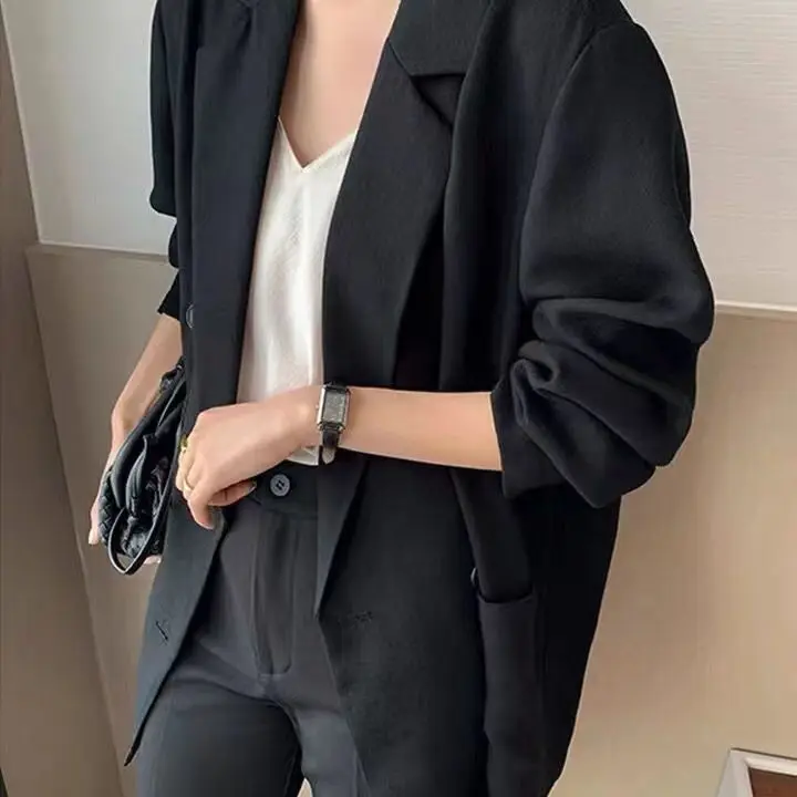 Insozkdg Frühling und Herbst Weiß Leinen Anzug Jacke für Frauen High-end-Anzug Dünne Sonnencreme Lose Beiläufige Blazer Frauen kleidung