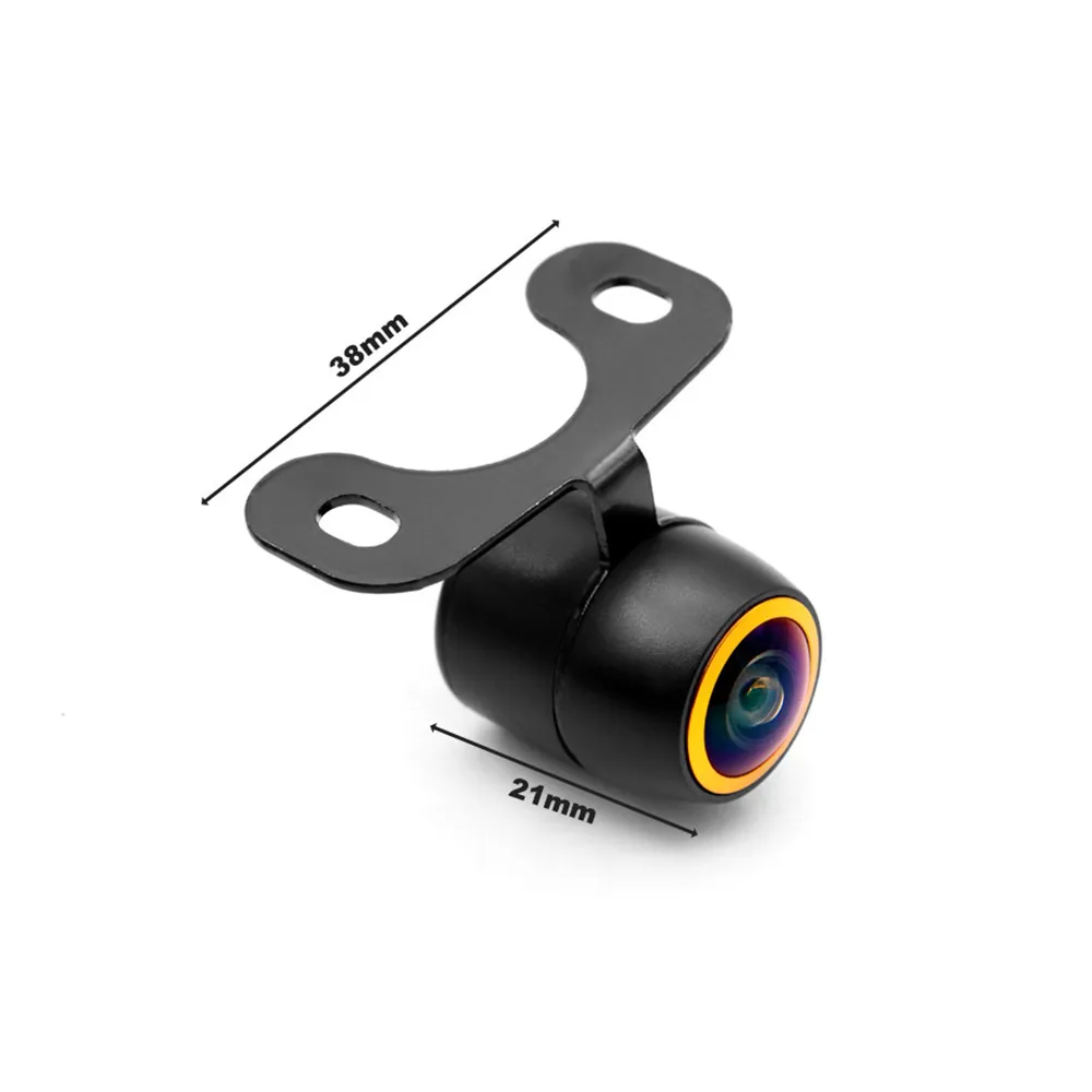 Smartour 4K AHD 1080P Car Reverse Camera Front Rearview Night Vision With Parking Line Universal HD Golden Fisheye Backup Camera