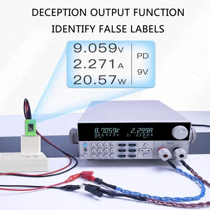 CT02 USB Power Meter Tester Multimeter USB Current Meter Tester with 0.8inch LED Screen Display Voltmeter