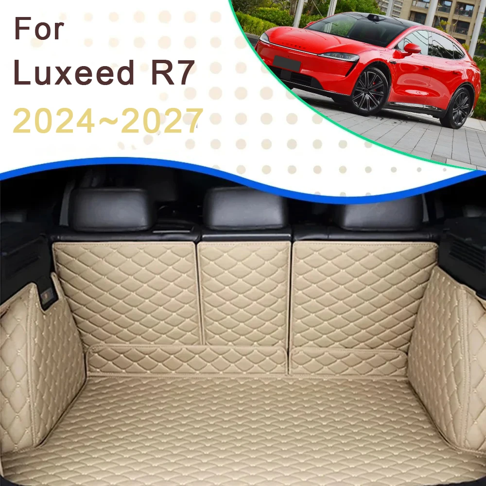 

Car Trunk Cargo Liner For Luxeed R7 2024 2025 2026 2027 Waterproof Rug Rear Boor Mat Carpets Storage Pad Auto Accessories