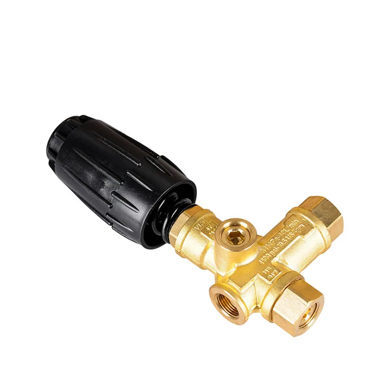 VRT3 Brass Pressure Washer Unloader Valve 310bar 40L/min Female G3/8 Thread Adjustable Bypass Regulator Valve for Power Washer