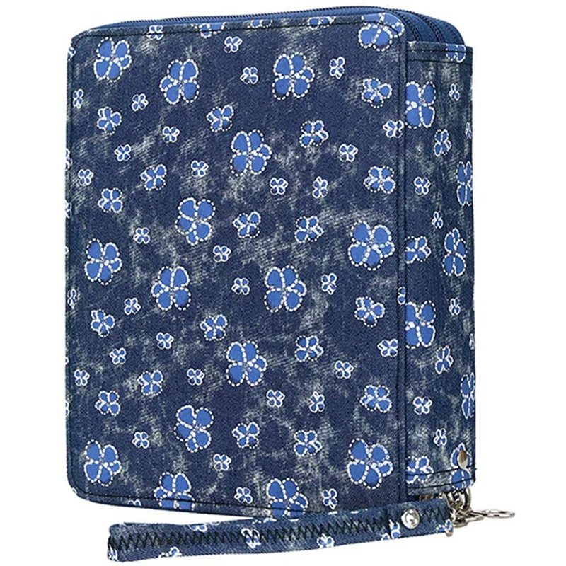 

120 Slots Colored Pencil Case Oxford Fabric Pen Case With Compartments Pencil Holder For Watercolor Pencils