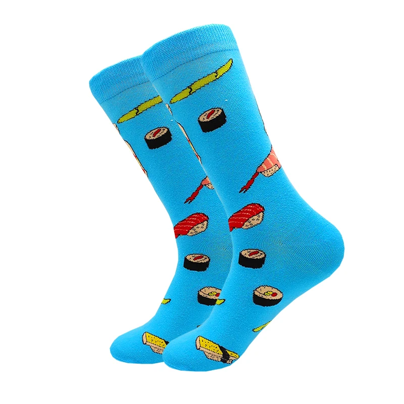 Novelty Fashion Harajuku Kawaii Cotton Women&mens Socks Cute Flamingo Banana Egg Beer Animal Printed Happy Funny Socks Size38-46