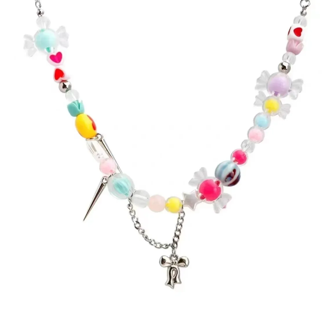 

Colorful Necklaces, Clavicle Chain Jewelry For Girls, Accessories Suitable For Summer Jewelry Gift