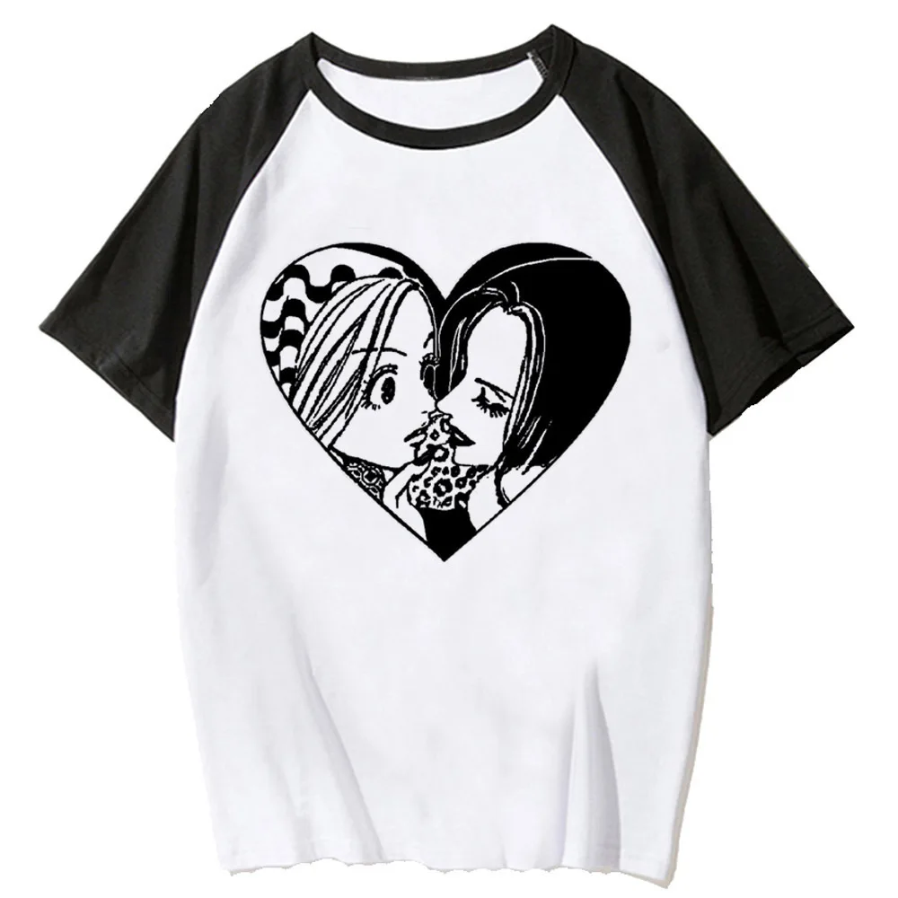 Camiseta Nana chica anime mujer harajuku Punk Y2k camisa cómoda estética Grunge ropa coreana psicodélico anime streetwear