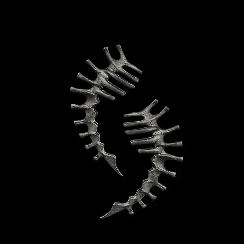 2026 New Thorn Spine Bone Ear Clip Mechanical Wind Ear Hanging Special-shaped Senior Earless Men and Women Jewelry Gift