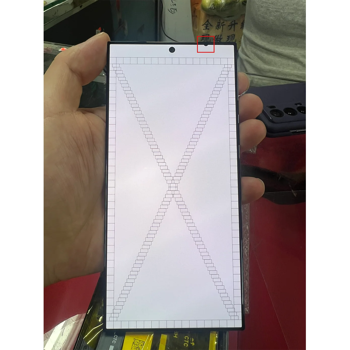 Defective series for S24U LCD For Samsung S24 Ultra S928E LCD Display Touch Screen Digitizer Assembly With Defect Black Spots