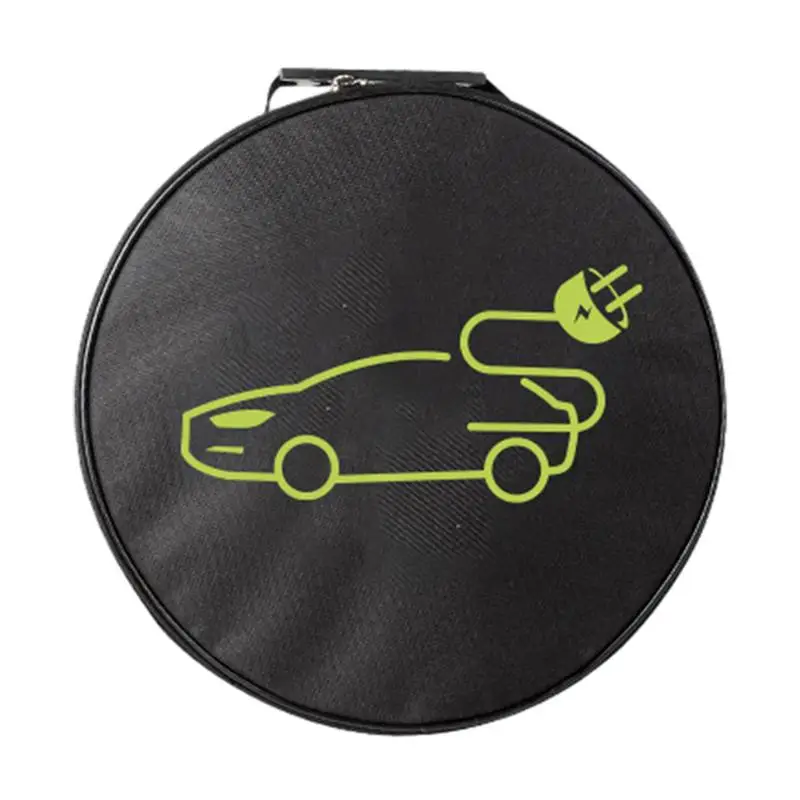 Vehicle Charging Cable Bag Large Capacity Car Bag For Jumper Cables Automotive Interior Storage For Car Charging Cables Car