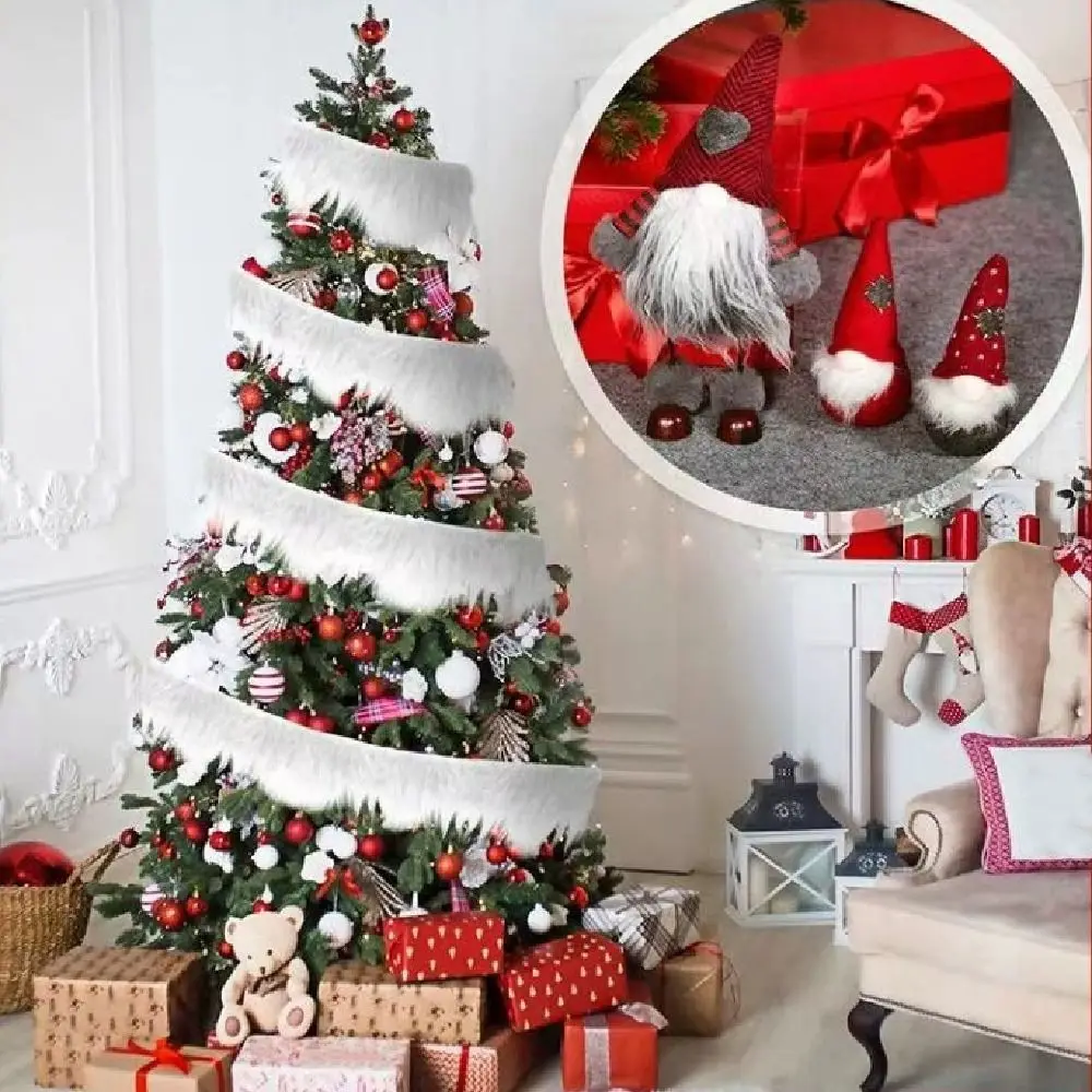 صياغة المواد DIY فو الفراء الشريط رقيق لينة التشذيب النسيج كوتابل قابل للغسل عيد الميلاد حزب الدعائم هالوين زي