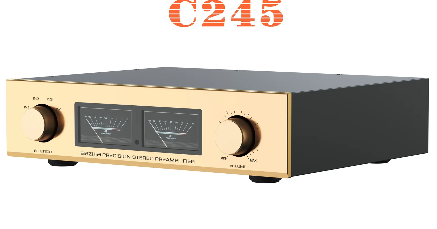 C245/C245PRO alumínio completo HIFI DIY pré-amplificador chassi Accuphase caixa de circuito