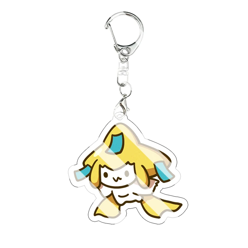 Dragonite Mimikyu Acryl-Schlüsselanhänger Zorua Jirachi Phantump Cartoon-Anhänger Schlüsselring Sammlerstück Taschenanhänger Anime Geburtstagsgeschenk – Detail 12