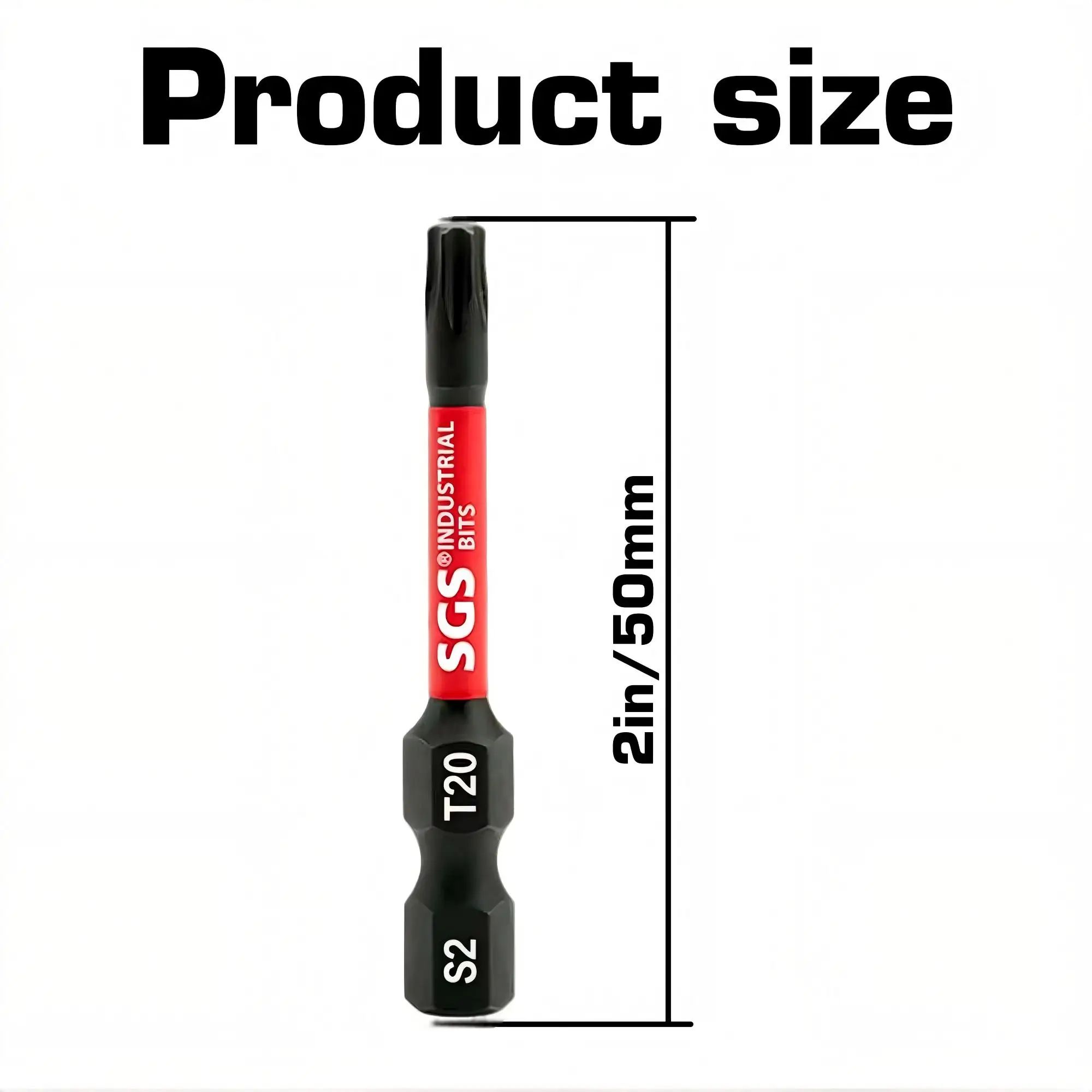 10/20 Piece Set of Precision-Grade T20 Torx Screwdriver Bits, 50mm, Wear-Resistant and Durable, Long Service Life, Preferred Choice for Repair Tools