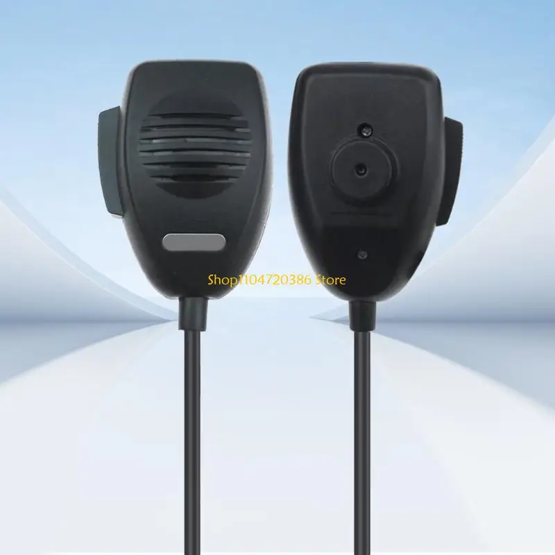 K0EA ノイズキャンセリングスピーカーハンドヘルドマイク、耐摩耗性配線付き、ビジネス無線用の効率的な通信