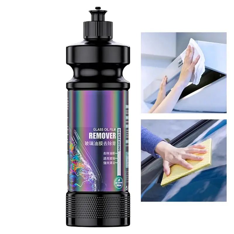 300ml Glass Polishing Compound Car Windshield Oil Film Remover Deep Cleaner Paste Film Removal Cream Clear Window Auto Detailing