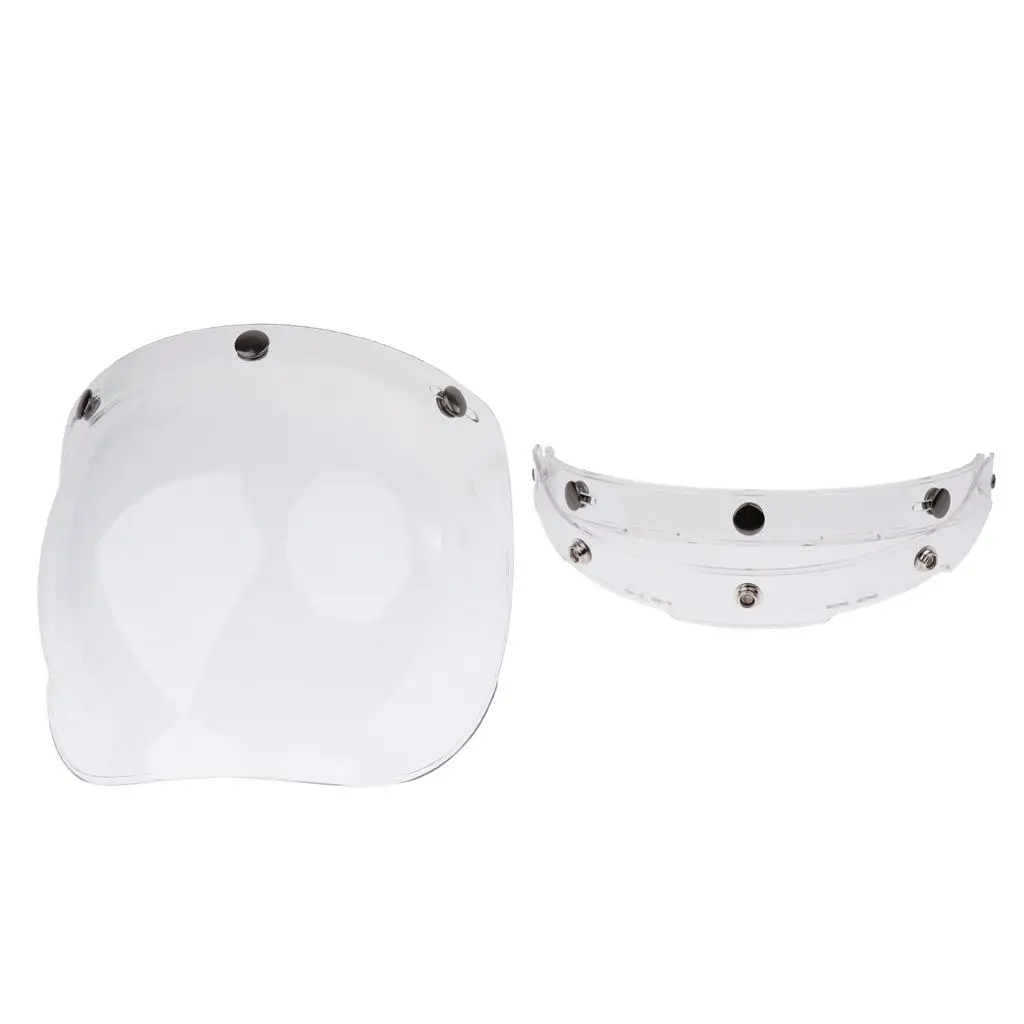 2   Colors   Bubble   Shield   Visor   for Biltwell   Bonanza   Gringo  &  3   Snap   Helmets