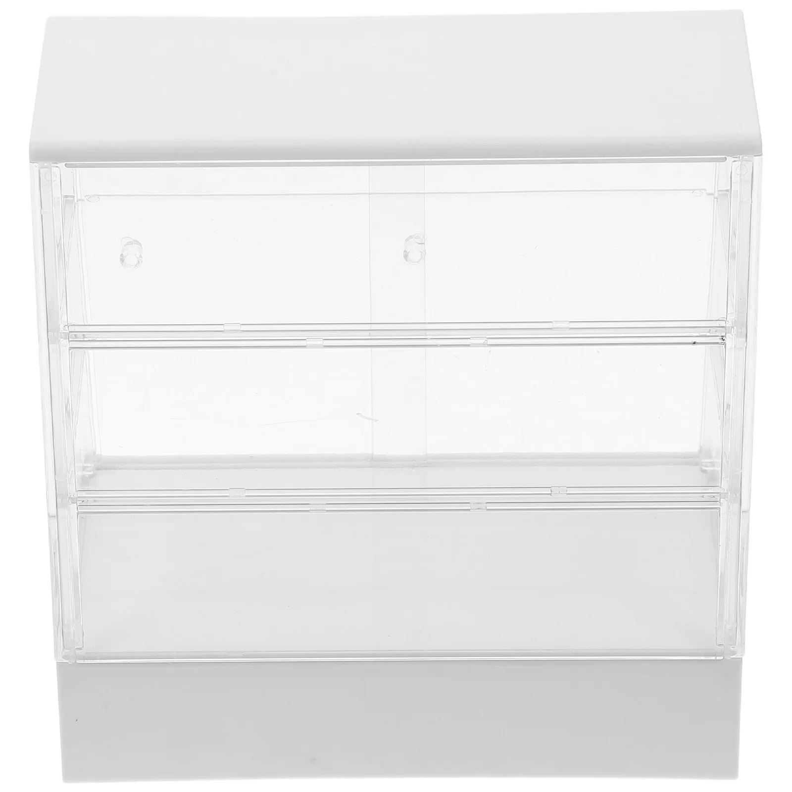 Dollhouse Cake Cabinet Toys Miniature Dessert Kitchen Scenes Decor Furniture Plastic Accessory Store