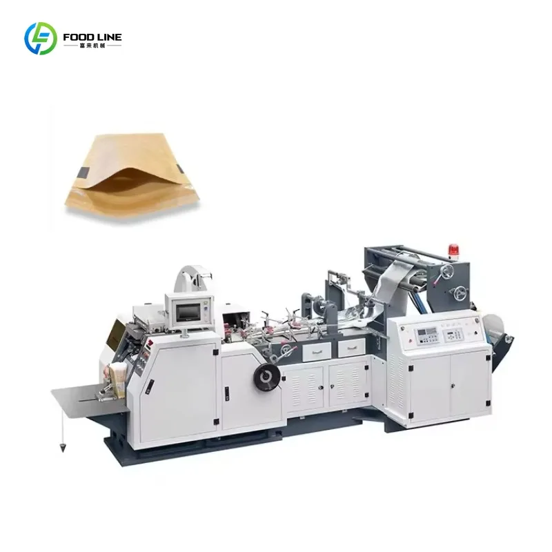 Stable Production High Quality Automatic Kraft Paper Bag Machine Brand New Condition Industrial Manufacturing Equipment