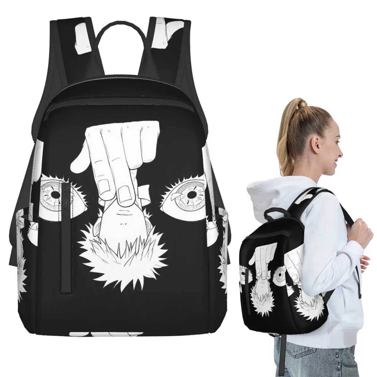 

Gojo Satoru Anime Jujutsu Kaisen Backpack Student BookBag Kids School Bag Laptop Shoulder Bags Boys Girls