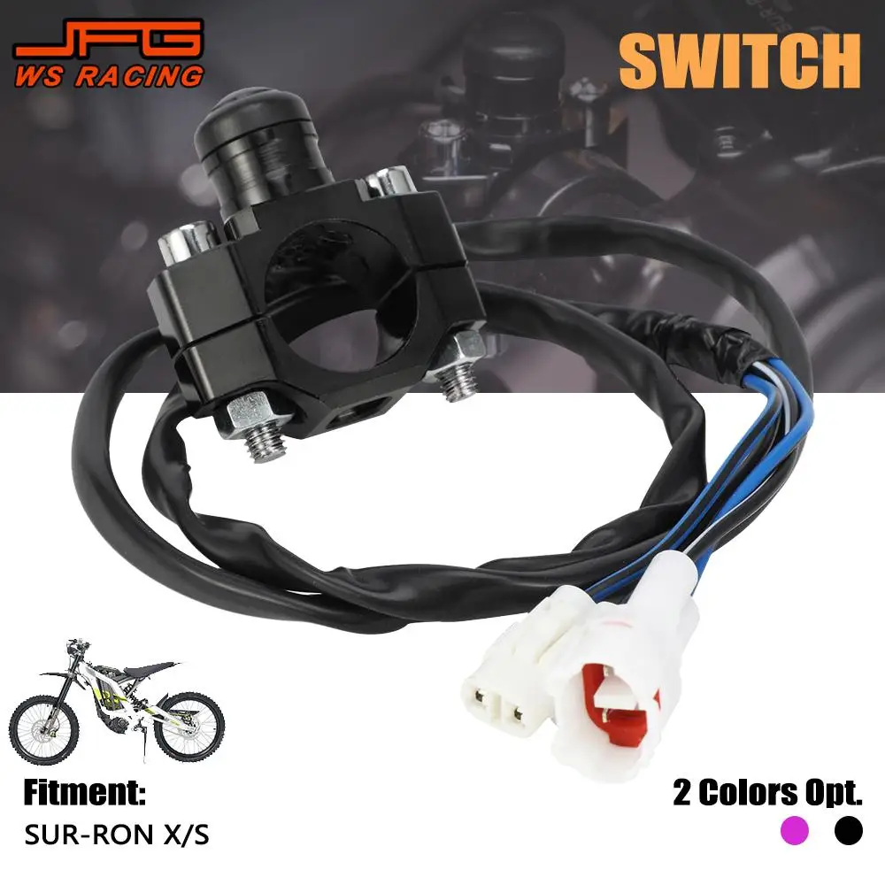 

Kill Switch Motorcycle Accessories 22mm Handlebar Replacement Switch For Surron Sur Ron S X Lightbee Light Bee X S Electric Bike