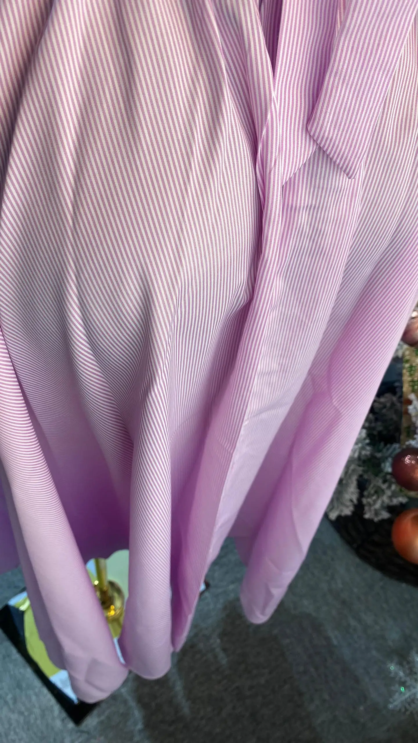 Holiday Fashion Lace Detail Sexy Bra Vest Crop Top Loose Striped High Waist Women 2 Piece Midi Skirt Set-GZMM021