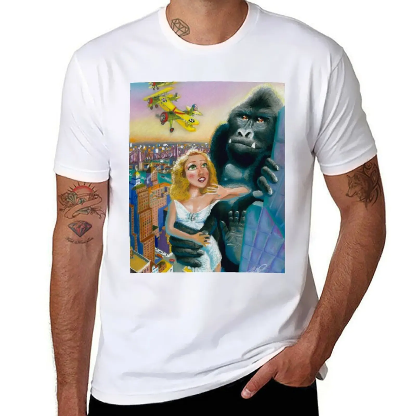 

KING KONG 1933 T-Shirt man t shirts cotton funny t shirts cotton T-Shirt