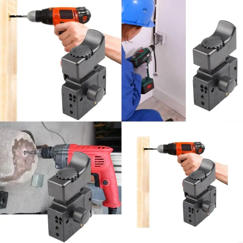 

Speed Regulating Switch FA2-6/1BEK Lock on Power Tool Electric Drill Speed