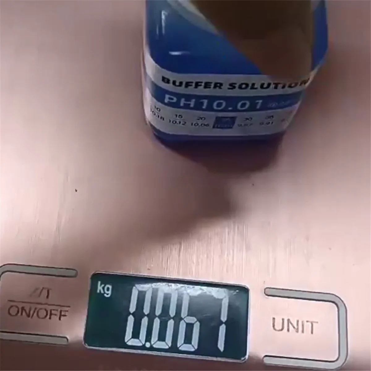 Solución de calibración del medidor de PH A24P Solución de calibración del probador ORP Soluciones de tampón, PH 10.0