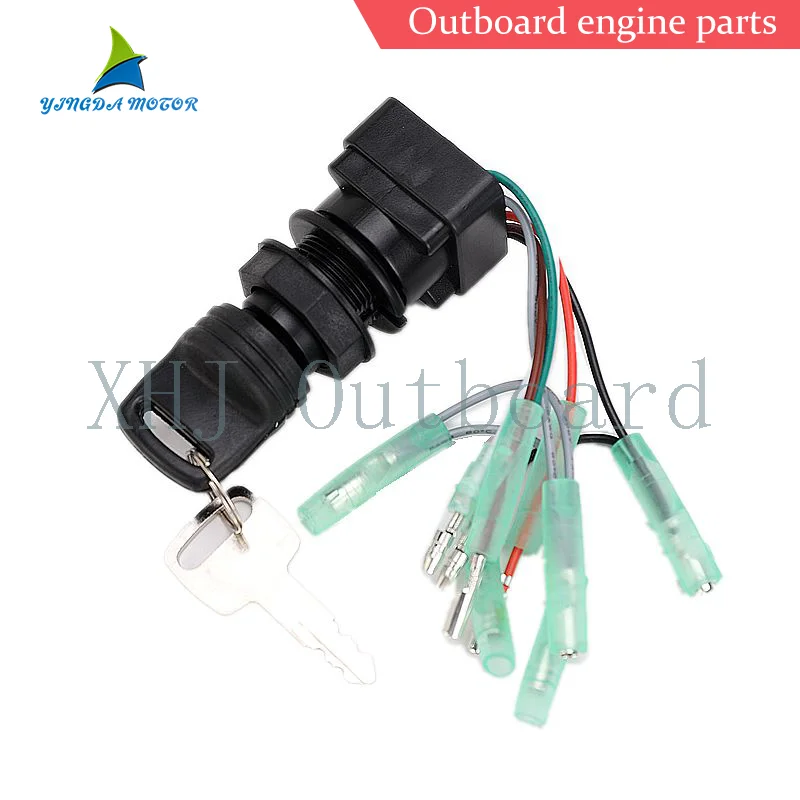 

Узел замка зажигания и ключ 37110-92E01 для подвесного 2-тактного двигателя SUZUKI 8 л.с. - 225 л.с. или 4-тактный 25 л.с.-140 л.с. 37110-92E01-000