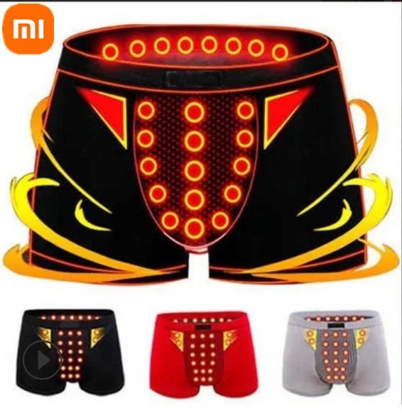 New xiaomi men's health underwear British sweatpants 22 magnets physiotherapy underwear men's boxer briefs