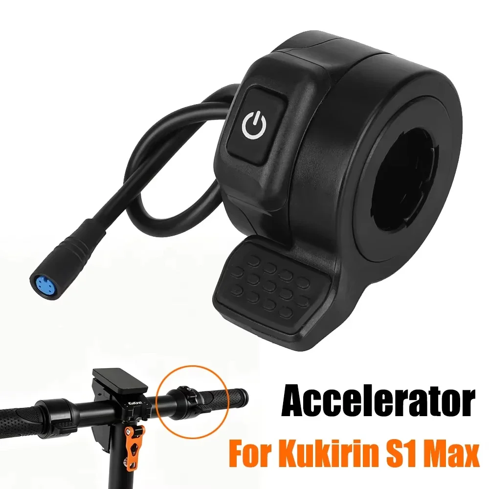 Accelerator Throttle For Kukirin S1 Max Electric Scooter For Kugoo Kirin S1max Accelerator Switch With Power Button Replace