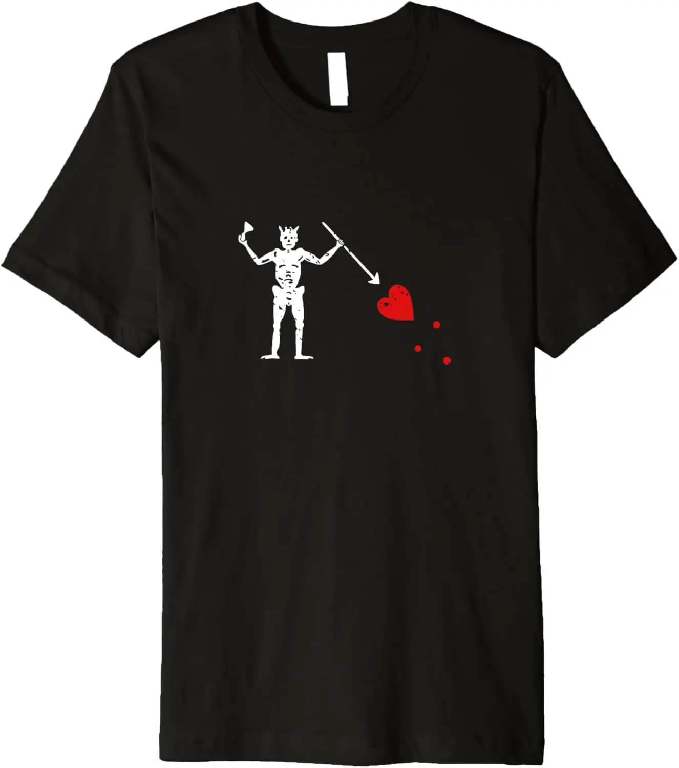 

Vintage Edward "Blackbeard" Teach Jolly Roger Pirate Flag Premium T-Shirt