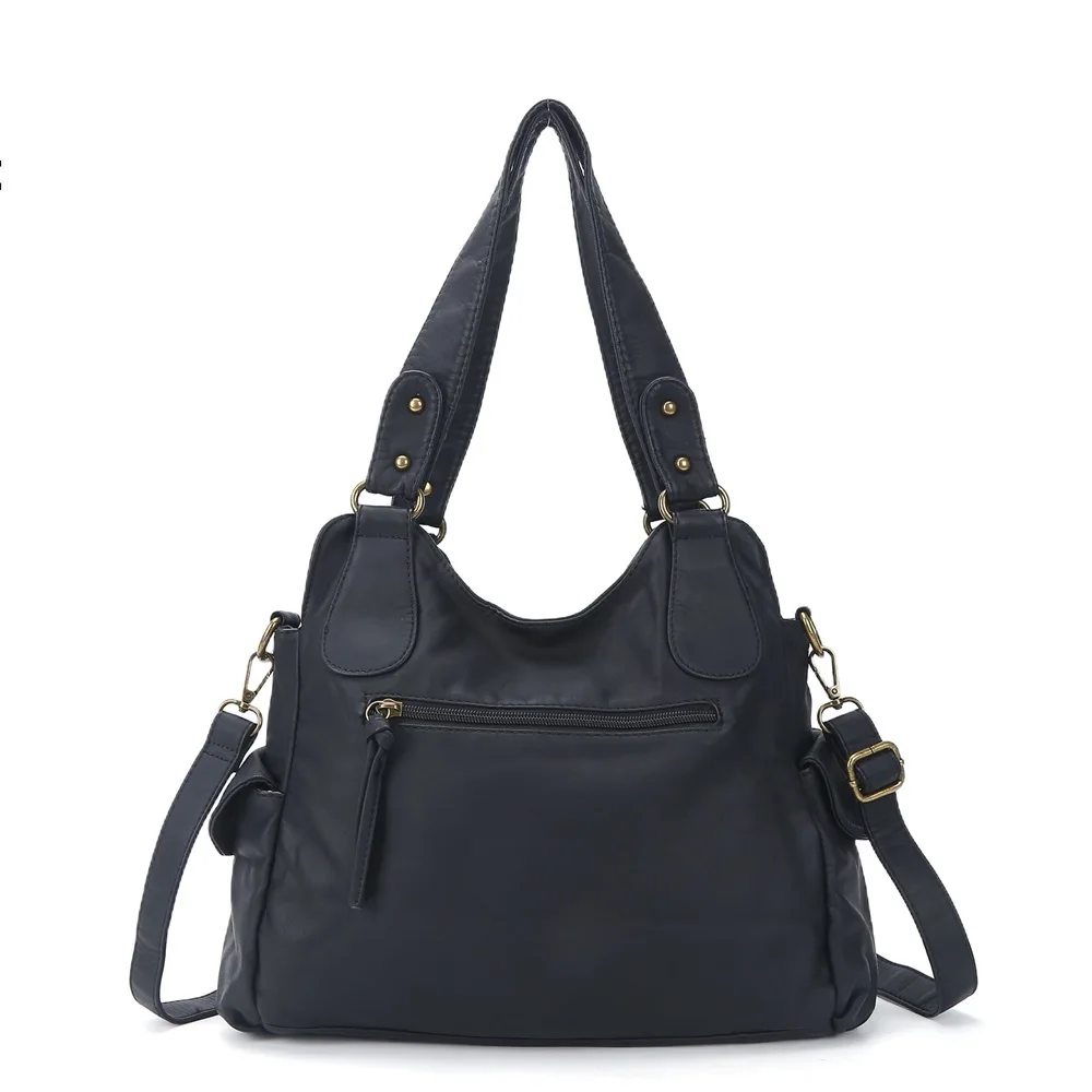 Vintage Bag Women Handbags PU Leather Shoulder Bags Female Satchel Large Fashion Crossbody Bag bolsa feminina
