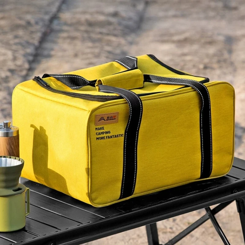 Large Capacity Cutlery Storage Bag Multifunctional Camping Pouch Cookware Practical Storage Organizer Hiking Outdoor Picnic