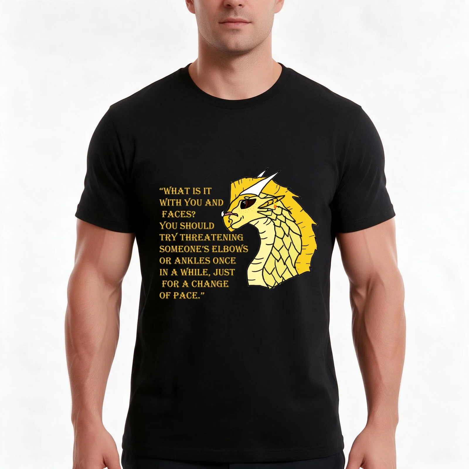 Qibli Quote [OUTDATED!! SEE DESCRIPTION!!] T-Shirt, Summer Casual Cotton Tee, Oversized Streetwear Tops, Vintage Graphic Print