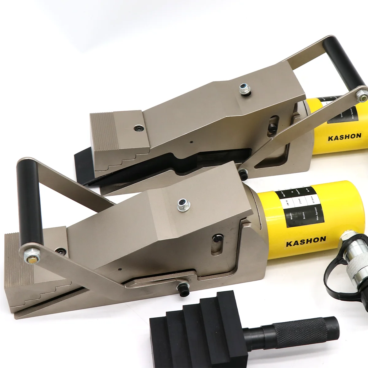 Complete Set, 16 Ton, 16 Ton Hydraulic Vertical Lifting Wedge, 0.83 in Lifting Height, Enerpac Equivalent