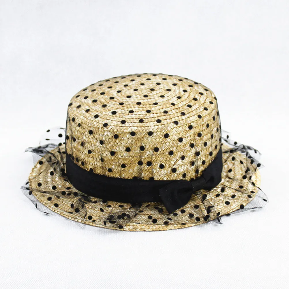 

Lace Trimmed Sun Hat Women Wide Brim Straw Beach Uv Protection Floppy Hat Breathable Sweatband Spring Summer Headwear