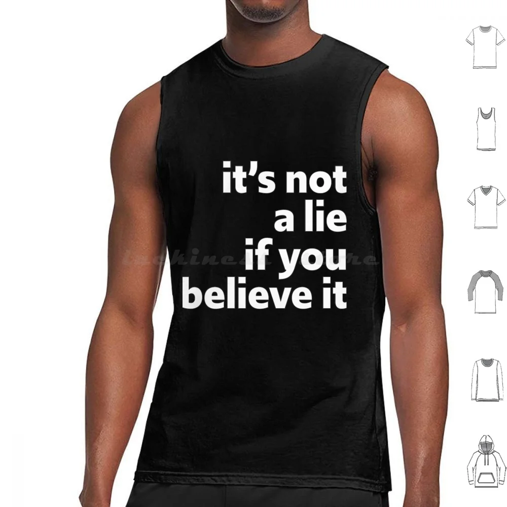 No es un mentiroso si lo crees: camisetas sin mangas de George con estampado de algodón Seinfeld Jerry Seinfeld Kramer George Sitcom divertida de los años 90
