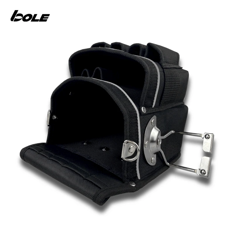 BOLE Tool Bag, Single Shoulder Crossbody Waist hanging Dual Purpose Structure, Multifunctional Reinforcement, And Large Capacity