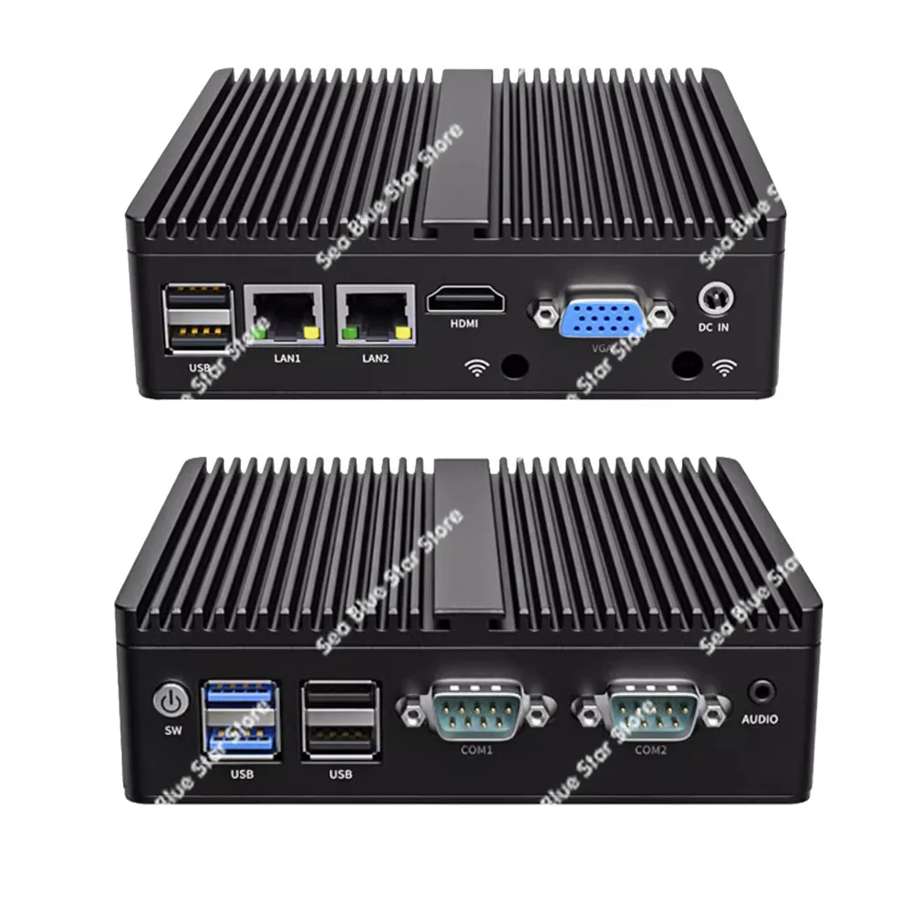 Celeron N2810 living room desktop small host fanless, client pocket computer mini host